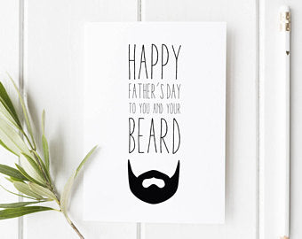 Father’s Day – Dad and son beards