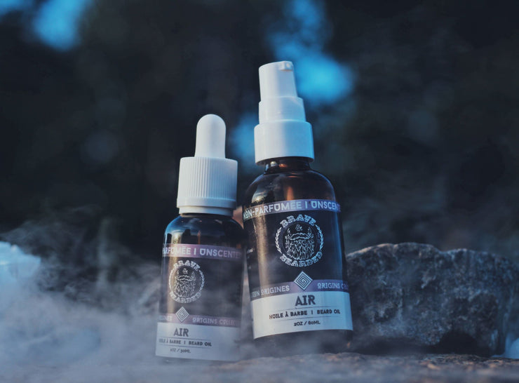 Brave & Bearded Unscented Beard Oil 30ml and 60ml