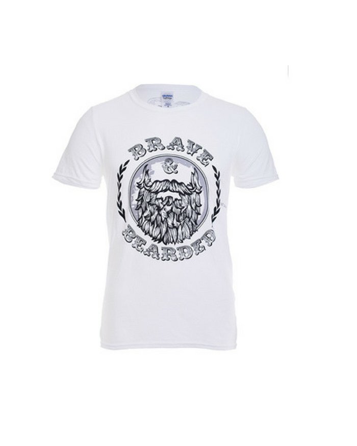 bravenbearded tshirt, bravenbearded apparel, beard t shirt, beard shirt, beard apparel, beard wear