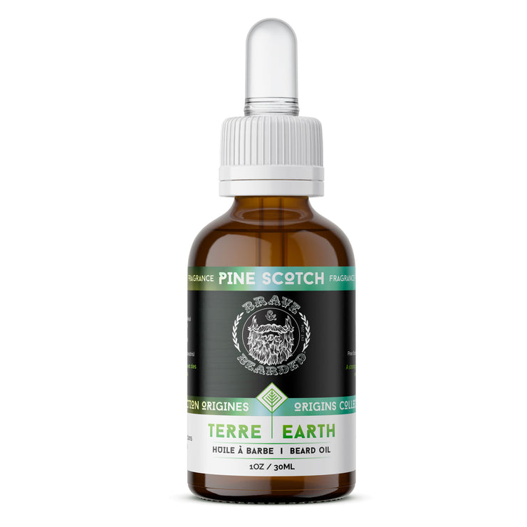 30 ml Pine Scotch Beard Oil by Brave & Bearded